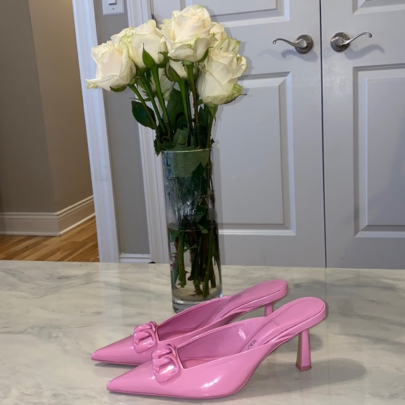 Zara | Shoes | Zara Pink Kitten Heels | Poshmark